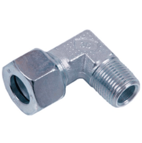 Adapter vinkelkopplingar NPT - metrisk (S) hane