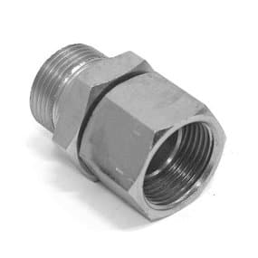 Adaptrar BSP-BSP (60º) hane-hona med svivelmutter