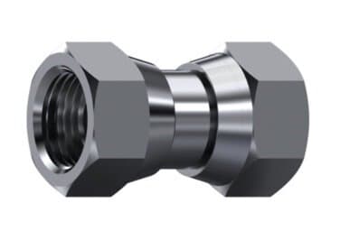 Rostfria BSP-dubbelmuttrar