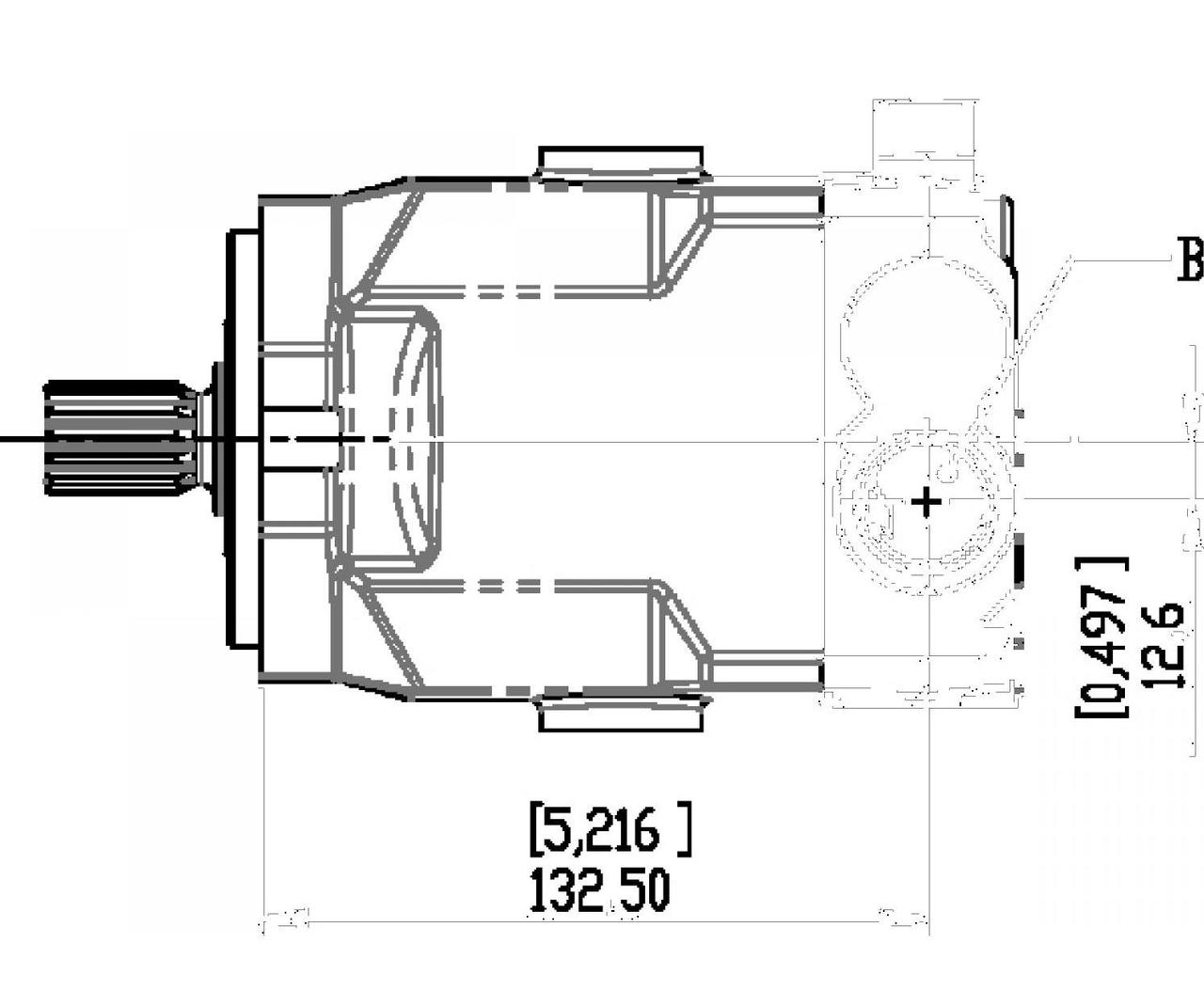 Axialkolvpump för sluten krets 3/4" BSP 250 bar 21cc – bild 6
