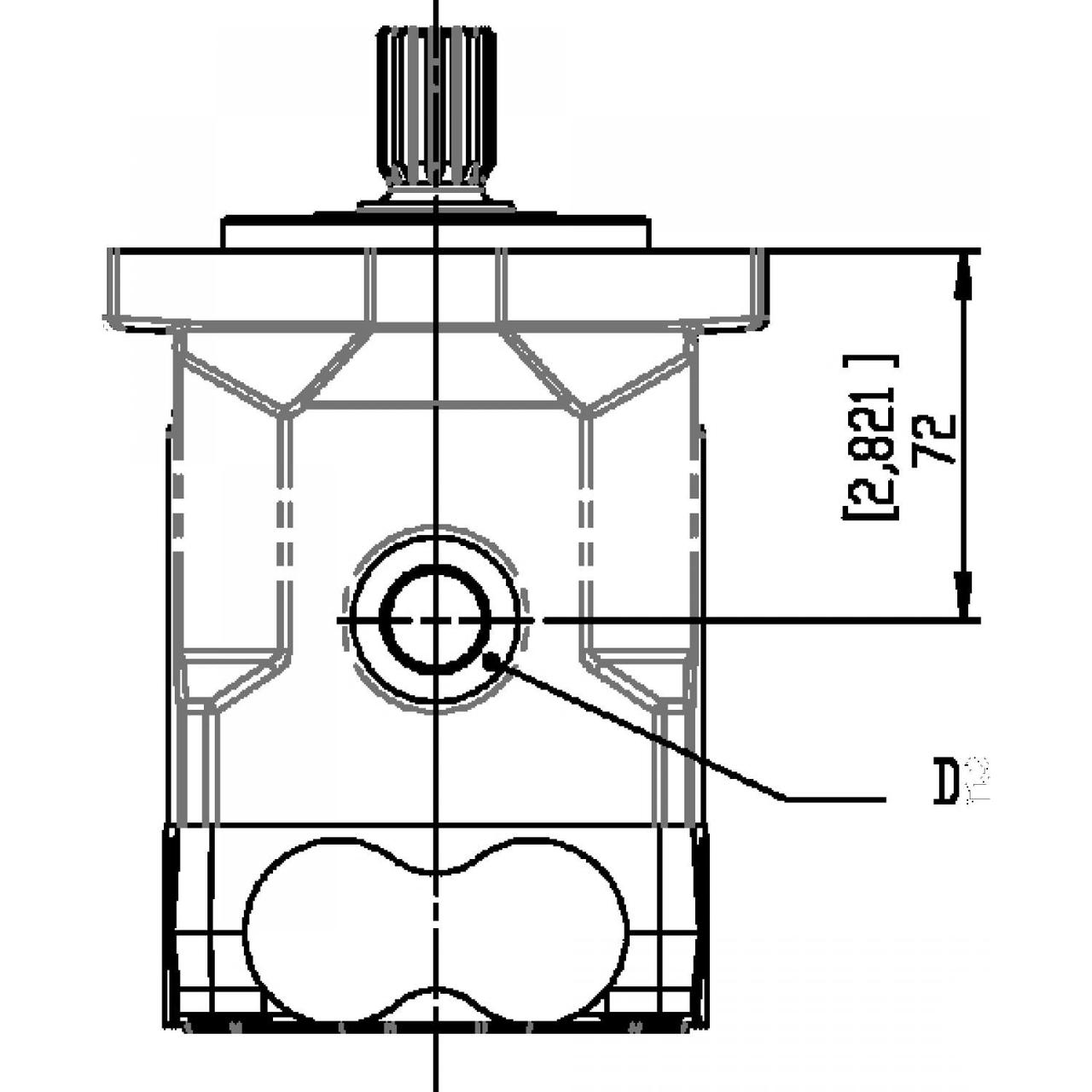 Axialkolvpump för sluten krets 3/4" BSP 250 bar 28cc – bild 5