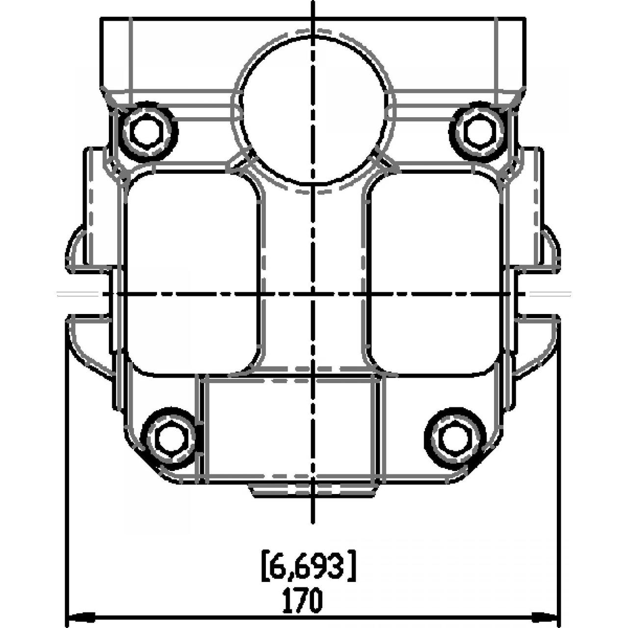 Axialkolvpump för sluten krets 3/4 SAE 250 bar 50cc – bild 3