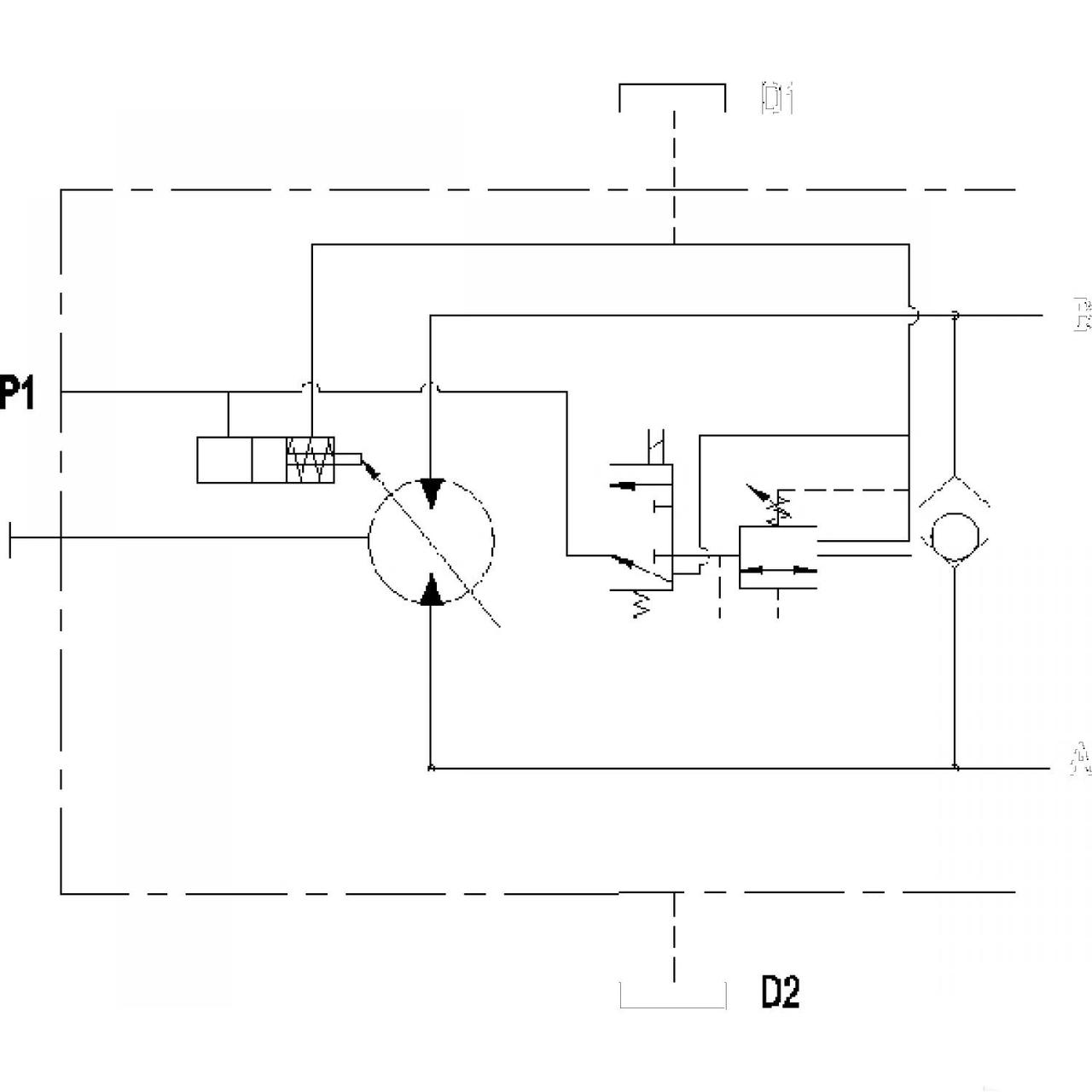 Axialkolvpump för sluten krets 3/4 BSP 400 bar 64cc Servo – bild 8