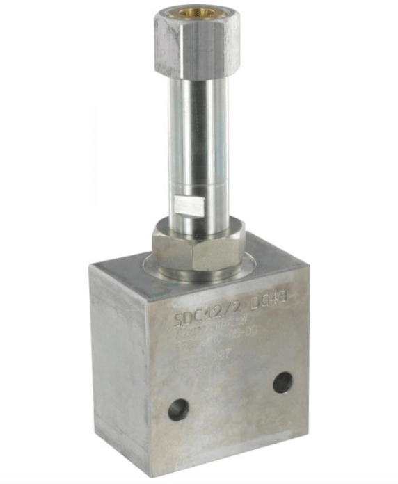 2-vägs flödesregleringsventil NC 1/2" 65l/min
