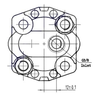 7,0 cc Kugghjulspump höger med 8 mm platt axel grupp 10 – bild 4