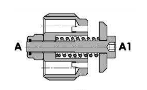 Slangbrottsventil adapter FPP 1" – bild 2