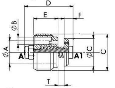 Slangbrottsventil adapter FPP 1" – bild 3