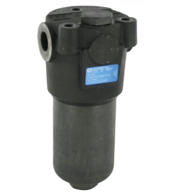 Hydraulik pressfilter 3/4" BSP, 80 L/min, 10µ glasfiber