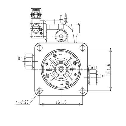 K3VL Kawasaki axialkolvpump 140cc – bild 9