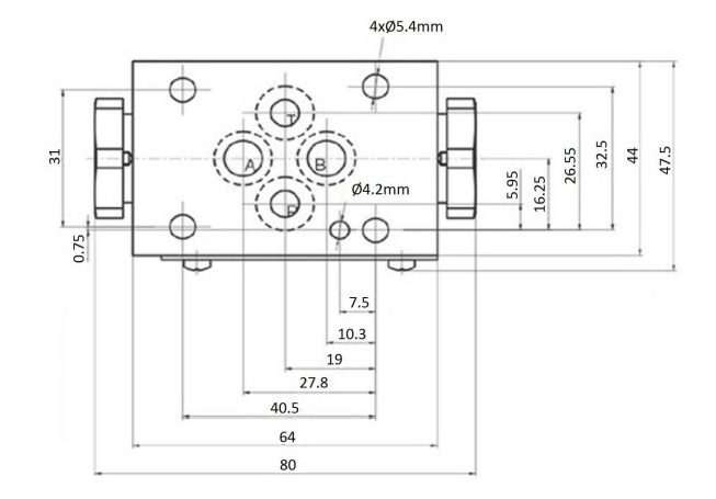 NG6 hydraulisk tryckstyrd backventil i A – bild 4
