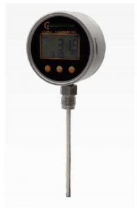 Digital termometer med bottenanslutning 1/2" BSP