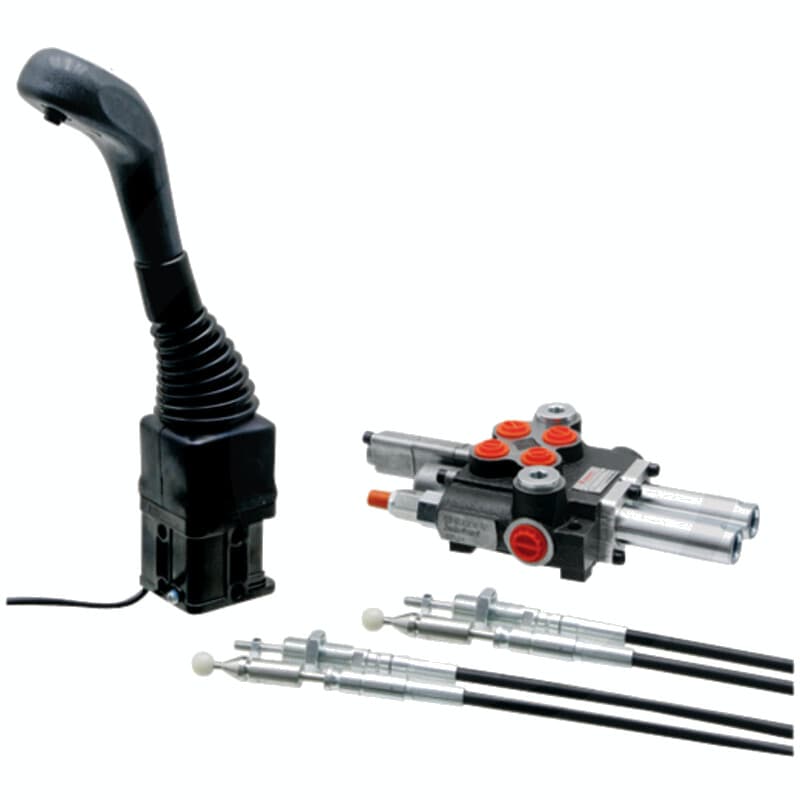 Frontlastare riktningsventil 2 funktioner P40 med joystick 2000mm kabel