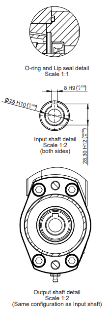Hydraulisk svängkrans 1:44 utvändig diameter 270mm – bild 8
