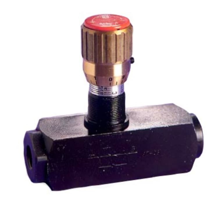 Enkelverkande flödesregleringsventil tryckkompenserad 1/4" BSP