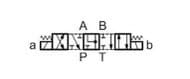 NG6 230 VAC Cetop Elektrisk 4/3 riktningsventil, ABT Ansluten P Stängd 350 bar – bild 2