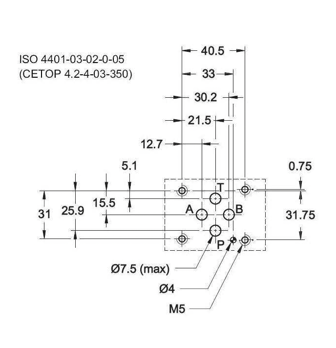 NG6 110 VAC Cetop Elektrisk 4/3 riktningsventil, PT Ansluten AB Stängd 350 bar – bild 4