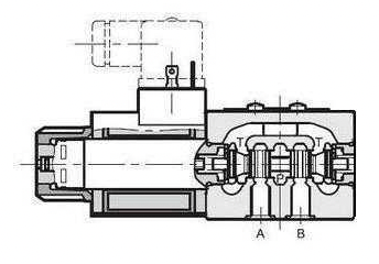NG6 110 VAC Cetop Elektrisk 4/2 riktningsventil H mittläge 350 bar – bild 4
