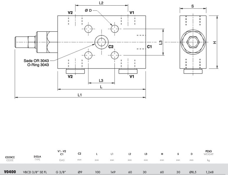 Enkelverkande balanseringsventil VBCD 3/8" SE FL – bild 3