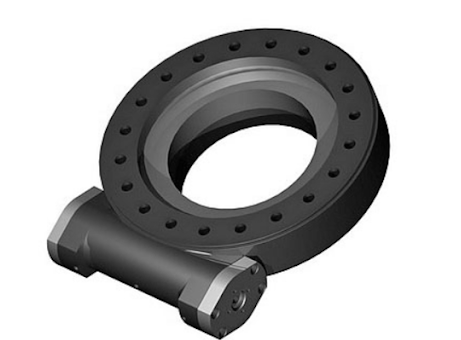 Hydraulisk svängkrans 1:54 utvändig diameter 129mm - 180° – bild 5