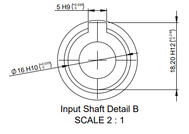 Hydraulisk svängkrans 1:54 utvändig diameter 129mm - 180° – bild 10