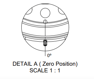 Hydraulisk svängkrans 1:54 utvändig diameter 129mm - 180° – bild 7