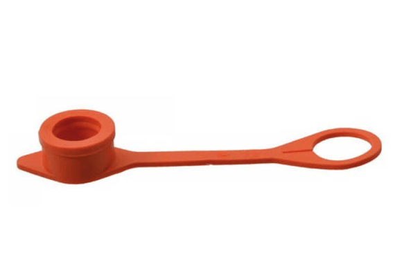 Dammskydd för flat face snabbkoppling 3/8" BSP hane, BG-mått 2