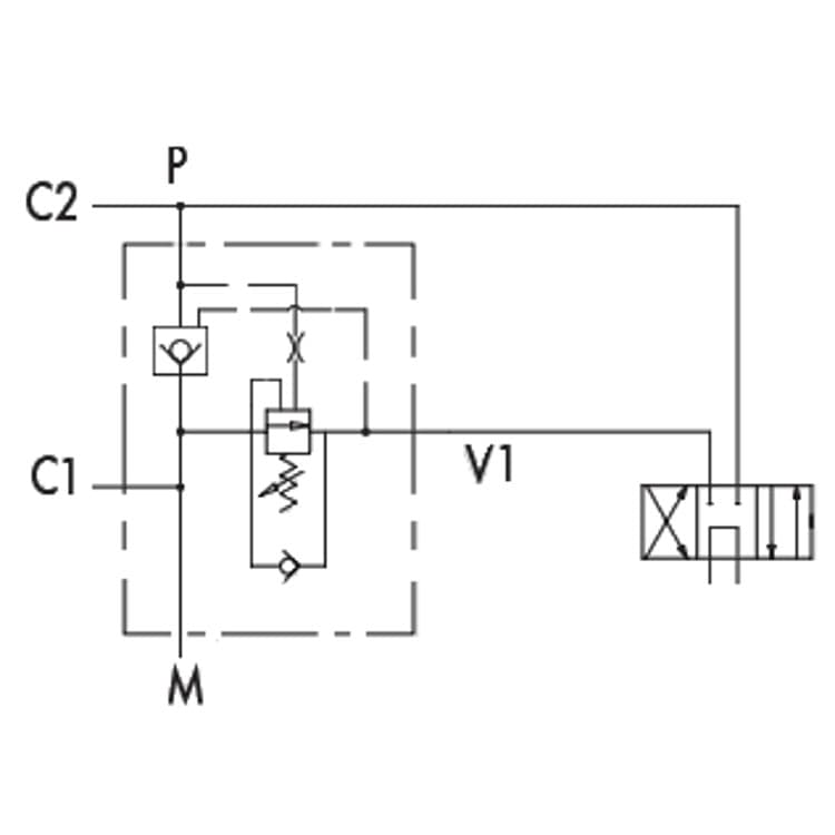 Snabbgångsventil för cylinder 1/2" BSP 60 l/min – bild 3
