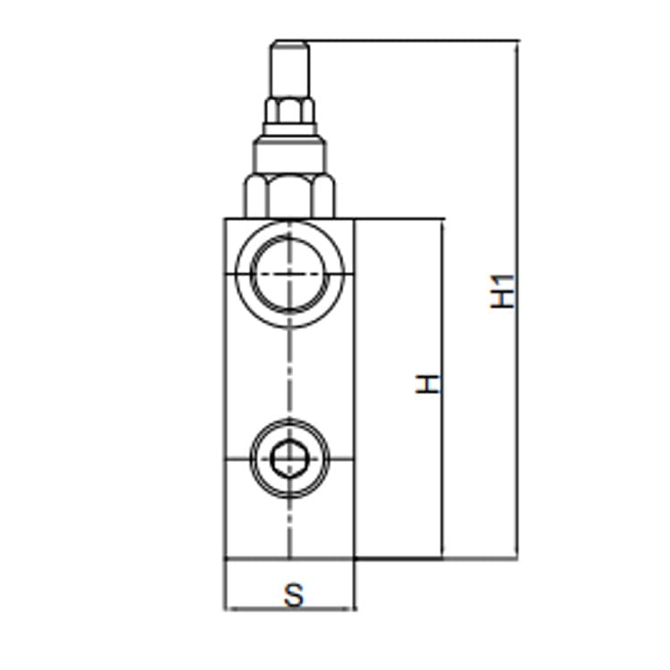 Snabbgångsventil för cylinder 1/2" BSP 60 l/min – bild 5