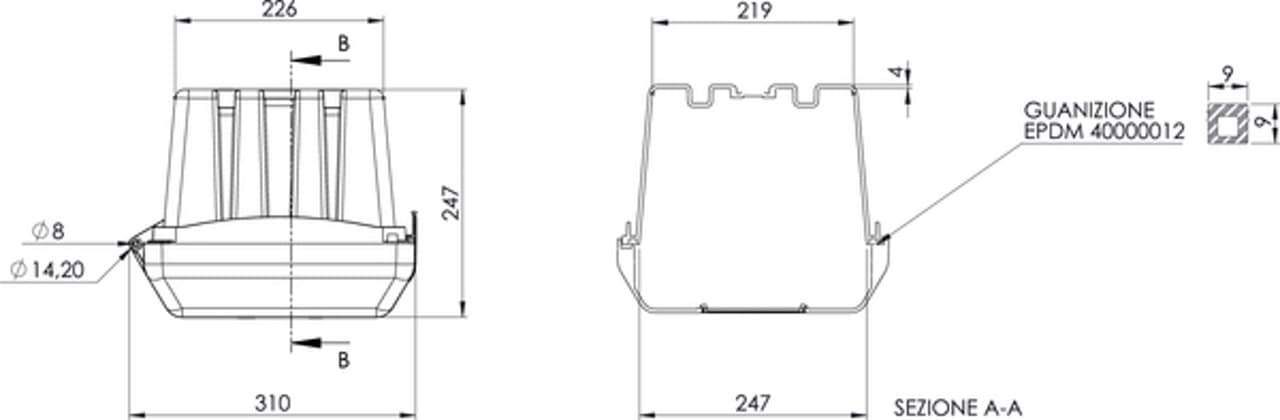 Låda för hydraulaggregat 611x310x250mm – bild 2