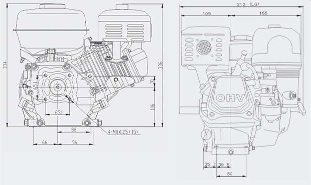 PTM200 professional 20 mm axel bensinmotor – bild 4