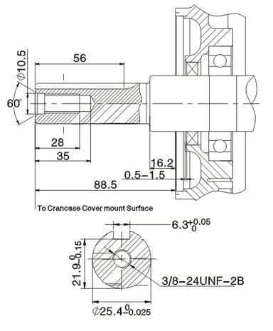 PTM390 professional 25,4 mm axel bensinmotor – bild 4