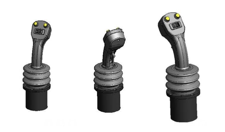 JP Joystick 3 sektioner för proportionell riktningsventil – bild 2