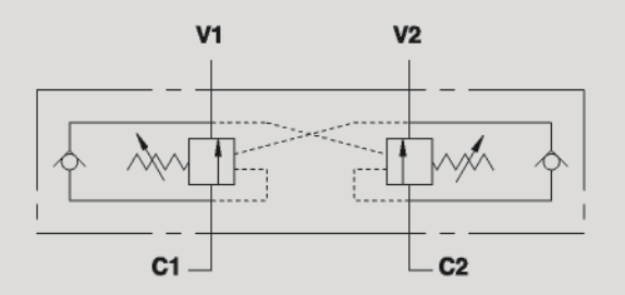 Dubbelverkande balanseringsventil VBCD 3/8" DE FL – bild 3