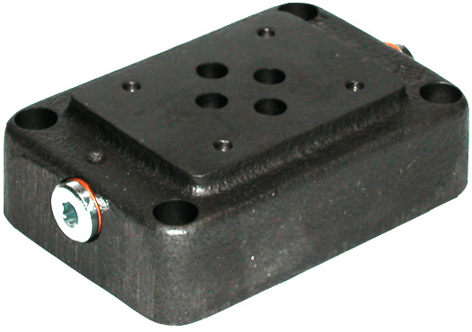 NG6 basunderblock 50 l/min med bakre anslutningar Cetop 03