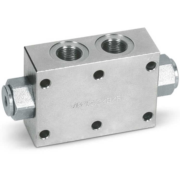 Dubbel hydrauliskt styrd backventil VBPDE 3/8" FL L3-62