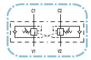 Dubbelverkande balanseringsventil VBCD 1/4" DE – bild 2