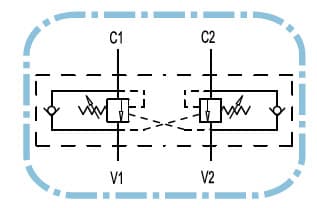 Dubbelverkande balanseringsventil VBCD 1" DE – bild 2