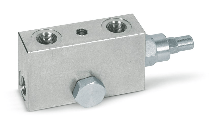 Enkelverkande balanseringsventil med banjo VBCD 1/2'' SE / A FLV