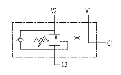 Enkelverkande balanseringsventil med banjo VBCD 1/2'' SE / A FLV – bild 2