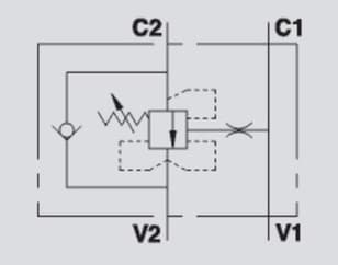 Enkelverkande balanseringsventil VBCD 3/8" SE CC RP 1:8 – bild 2