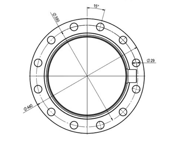 Dubbelverkande cylinder 250x130x100mm med frontfläns 100 ton – bild 4