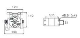 Faster multi snabbkoppling 2x 1/2" BSP hona (typ P208) – bild 3