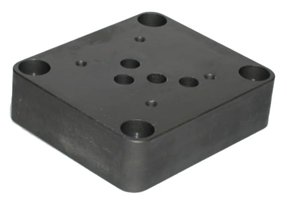 NG10 underblock 3/4" med bakre anslutning 100 l/min Cetop 05