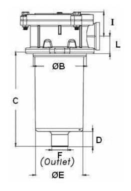 Hydraultank filterhus 1'' BSP – bild 2