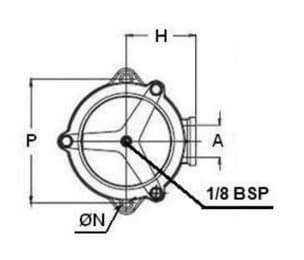 Hydraultank filterhus 1'' BSP – bild 3