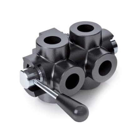 6-vägs kulventil 3/8" BSP