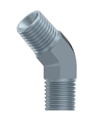 Vinkelkoppling 45º 1/2" NPT