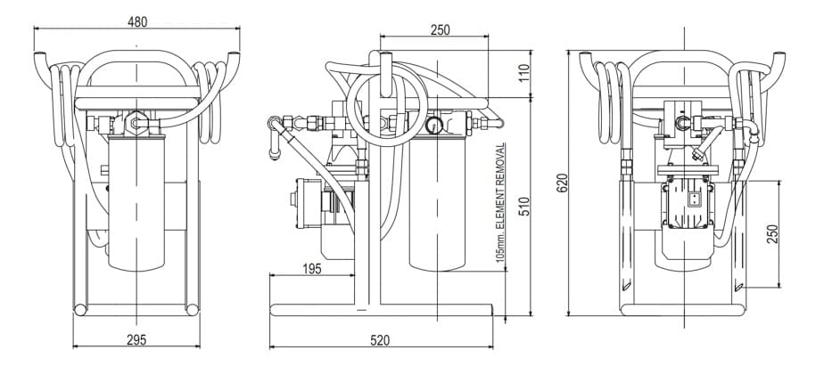 Filtersystem 0,18kW 230V 20l/min – bild 2