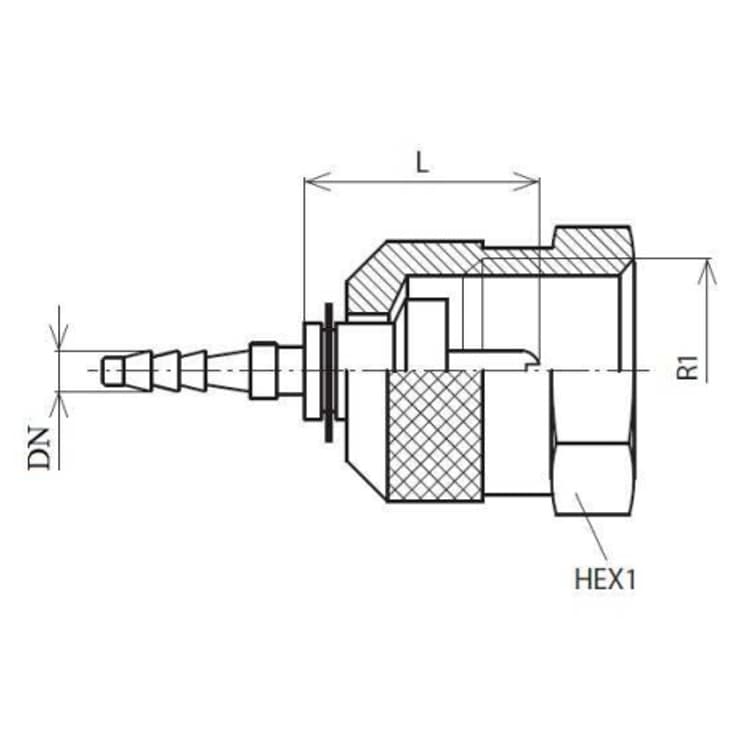 Minimess koppling (M16x1,5) hona – bild 2