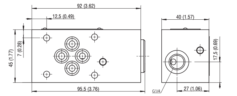 NG6 LS växelventil 320 bar 40 l/min – bild 2